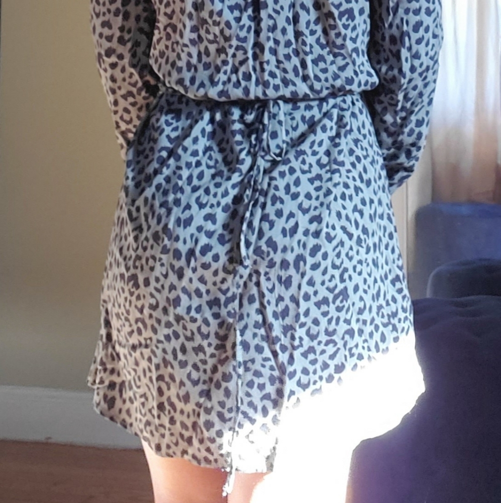 SOLD H&M Green Pattern Dress